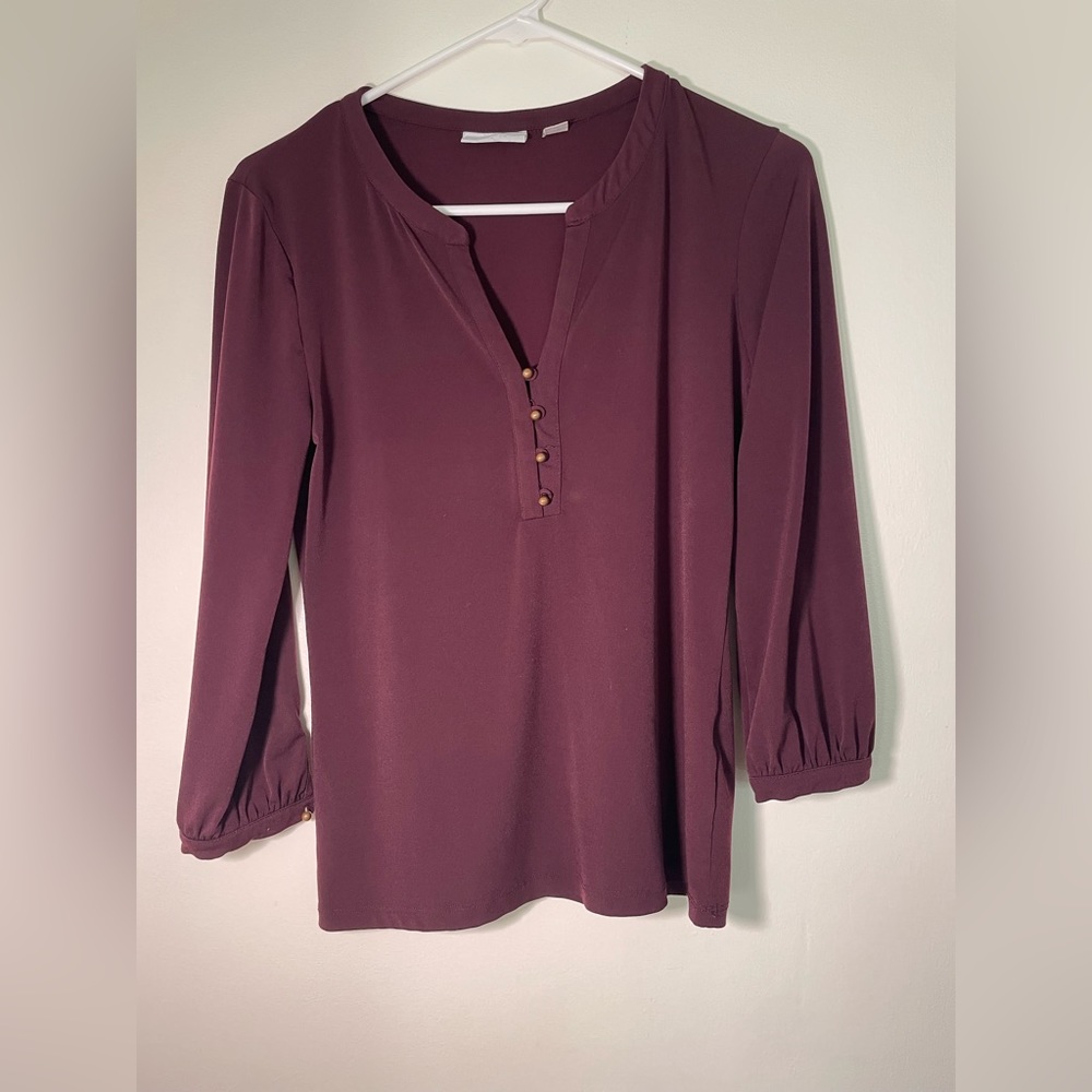 Burgundy Business Shirt